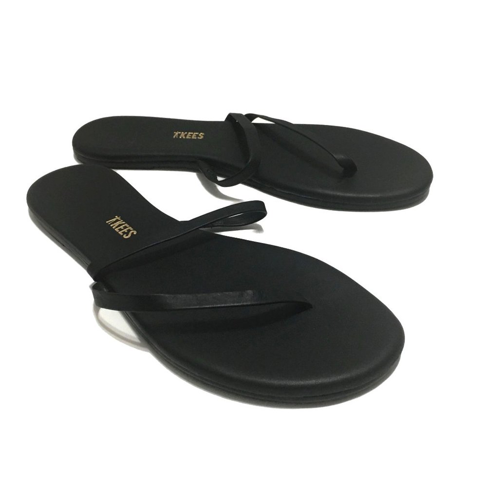 Tkees Black Thong Sandals - Size 9